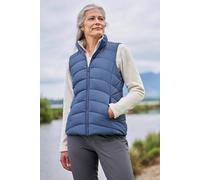 Mountain Warehouse Opal Womens Padded Gilet - Blue - Blue - Size: 18