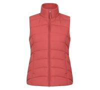 Mountain Warehouse Opal Womens Padded Gilet - Lightweight Body Warmer, Water Resistant Sleeveless Jacket with Front Pockets - Light Rain, Spring Summer Burnt Orange Women's Size 8