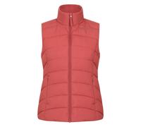 Mountain Warehouse 'Opal' Womens Padded Gilet with Front Pockets Winter Warm Rain Coat Orange - Size 8 UK