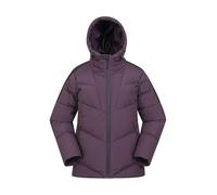 Mountain Warehouse Oslo Womens Extreme Down Padded Jacket - Cosy & Stylish Ladies Parka with Sleek Silhouette & Pockets - Autumn Winter, Camping & Outdoors Purple Women's Size 12