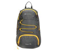Mountain Warehouse Pace 12L Backpack - Grey/Yellow - Grey/Yellow - One Size