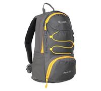 Mountain Warehouse Pace 12L Rucksack - Lightweight Backpack, Hydration Compatible Small Rucksack, Ripstop, Padded Airmesh Back, Webbing Trim - for Men & Women Grey