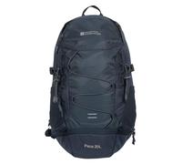 Mountain Warehouse Pace 20L Rucksack - Hydration Compatible Backpack, Airflow Back System Rucksack, Packaway Rain Cover - Bag for Travelling, Hiking, Camping Navy