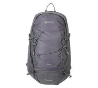 Mountain Warehouse Pace 30L Rucksack - Hydration Compatible Backpack, Airflow Back System Rucksack, Packaway Rain Cover - For Travelling, Camping, Hiking Charcoal