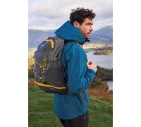 Mountain Warehouse 'pace' Lightweight Spacious Adjustable Strap Outdoor 30L Rucksack In Grey Grey One Size