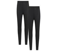 Mountain Warehouse Keep The Heat Womens Baselayer Pants - Isotherm, Quick Dry & Moisture Wicking Ladies Leggings - Spring Summer, Outdoors, Travelling & Hiking Black Women's Size 6