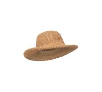 Mountain Warehouse Packable Womens Straw Bucket Hat - Adjustable Fit Packable UV Protect Summer Cap - Summer Walking & Outdoors Dark Beige One Size
