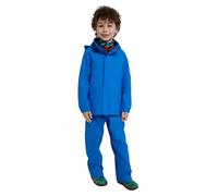 Mountain Warehouse Pakka Kids Waterproof Over Trousers - Taped Seams Rain Pants, Lightweight, Rip-Stop, Packaway Bag - for Autumn Winter, Walking, Travelling Cobalt Kids Size 7-8 Years