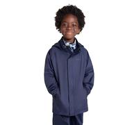 Mountain Warehouse Pakka Kids Waterproof Jacket - Wind Resistant, Lightweight,Breathable Rain Coat for Girls & Boys, Packaway Bag - for Rain, Autumn, Winter Dark Blue Teen Size 13 Years