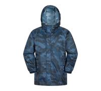 Mountain Warehouse Pakka Kids Waterproof Rain Jacket | Lightweight Coat with Reflective Details, Easy to Pack Packaway Hood & Stuff Bag, Ideal for Boys, Girls, School, Wet Weather