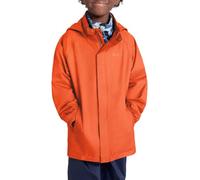 Mountain Warehouse Pakka Kids Waterproof Jacket - Wind Resistant, Lightweight,Breathable Rain Coat for Girls & Boys, Packaway Bag - For Rain, Autumn, Winter Orange Kids Size 3-4 Years