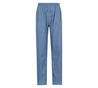 Mountain Warehouse 'Pakka' Womens IsoDry Over Trousers with Pockets Waterproof Everyday Pants Blue Polyamide - Size 18 UK