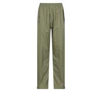 Mountain Warehouse 'Pakka' Womens IsoDry Over Trousers with Pockets Waterproof Everyday Pants Khaki Polyamide - Size 4 UK
