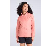 Mountain Warehouse Pakka Womens Waterproof Packable Jacket - Foldaway Hood Jacket, Ladies Coat, Lightweight Rain Jacket - For Spring Summer, Walking, Travelling Coral Women's Size 18