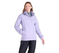Mountain Warehouse Pakka Womens Waterproof Packable Jacket - Foldaway Hood Jacket, Ladies Coat, Lightweight Rain Jacket - For Spring Summer, Walking, Travelling Lilac Women's Size 8