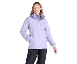Mountain Warehouse Pakka Womens Waterproof Packable Jacket - Foldaway Hood Jacket, Ladies Coat, Lightweight Rain Jacket - For Spring Summer, Walking, Travelling Lilac Women's Size 12