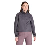 Mountain Warehouse Pakka Womens Waterproof Packable Jacket - Foldaway Hood Jacket, Ladies Coat, Lightweight Rain Jacket - For Spring Summer, Walking, Travelling Grey Women's Size 10