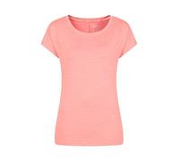 Mountain Warehouse Panna II Womens UV Loose T-Shirt - Relaxed Bit with Iso Cool Fabric, Activewear - Best for Spring Summer Running, Cycling, Outdoors, Hiking & Walking Coral Women's Size 18