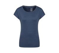 Mountain Warehouse Panna II Womens UV Loose T-Shirt - Relaxed Bit with Iso Cool Fabric, Activewear - Spring Summer Running, Cycling, Outdoors, Hiking & Walking Navy Women's Size 18
