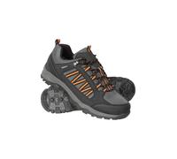 Mountain Warehouse Path Mens Waterproof Outdoor Walking Shoes - Breathable Footwear - Hiking Black Adult Shoe Size 8