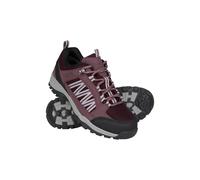 Mountain Warehouse 'Path' WoMens Walking Shoes Waterproof Breathable Cushioned Hiking Footwear Purple - Size UK 9