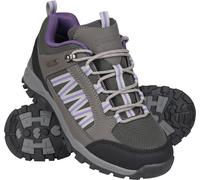 Mountain Warehouse Path Womens Waterproof Walking Shoes - Grey - Grey - Size: 9