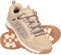 Mountain Warehouse Path Waterproof Womens Walking Shoes - Breathable Ladies Shoe, Mesh Lining, High Traction Sole Hiking Shoes - for Spring Summer, Trekking, Camping Taupe Adult Shoe Size 8