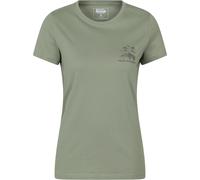 Mountain Warehouse Peak District Printed Womens T-Shirt - Green - Green - Size: 18