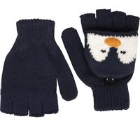 Mountain Warehouse Penguin Knitted Kids Gloves - Blue - Blue - Size: ONE