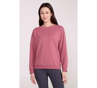 Mountain Warehouse 'Pentle' Womens Lightweight Sweatshirt Casual Soft Comfortable Pullover Jumper Pink Cotton - Size 18 UK