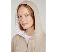 Mountain Warehouse Penzance Womens Zip-Through Hoodie - Beige - Beige - Size: 20