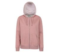 Mountain Warehouse 'penzance' Lightweight Breathable Casual Relaxed Zip Through Hoodie In Terracotta Terracotta 14
