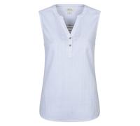 Mountain Warehouse Petra Womens Sleeveless Shirt - 100% Cotton Top, Lightweight Ladies Shirt, Breathable & Machine Washable Blouse - for Spring Summer & Travelling White Women's Size 22