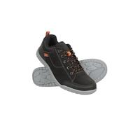 Mountain Warehouse Phantom II Mens Shoes - Cow Suede Upper Footwear, Mesh Lined, Breathable, Heel & Toe Bumpers - for Spring Summer, Walking, Hiking Dark Grey Adult Shoe Size 12