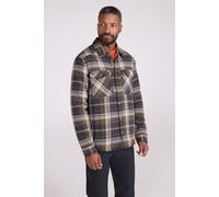 Mountain Warehouse Pinn Men's Borg Lined Flannel Shirt Relaxed Button Down Top
