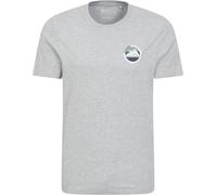 Mountain Warehouse Pitlochry Mountain Mens Cotton T-Shirt - Grey - Grey - Size: S