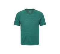 Mountain Warehouse Plain Field Kids Tee - Lightweight T-Shirt, Breathable Top, High Wicking - for Spring Summer & Travel Dark Green (01) 11-12y