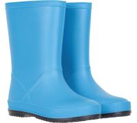 Mountain Warehouse Plain Kids Wellies - Waterproof, Soft Jersey Lined Wellington Boots, Gripped Sole, Boys & Girls - Spring Summer, Rain, School, Outdoors Blue (Set of 1) Kids Shoe Size 8