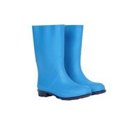 Mountain Warehouse Plain Kids Waterproof Wellies | Boys & Girls Wellington Rain Boots with Deep Lug Grip, Comfy Soft Lining, Easy clean PVC, For Walking, Puddle Jumping, School