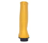 Mountain Warehouse Plain Kids Wellies - Boys & Girls Waterproof Wellington Boots - Outdoors Mustard Junior Shoe Size 2