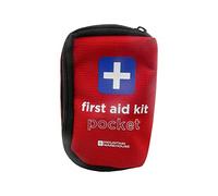 Mountain Warehouse Pocket First-Aid Kit - Practical, Portable & Compact Emergency Box - Best for Travelling, Outdoors, Camping, Backpacking, Hiking & Trekking Red