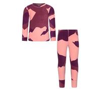 Mountain Warehouse Polar Fleece Kids Base Layer Set - Isotherm Fabric, Warm & Cosy Top, Boys & Girls - Autumn Winter, Outdoors, Travelling & Hiking Coral Kids Size 9-10 Years