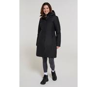 Mountain Warehouse 'polar' Waterproof Breathable Hybrid Long Padded Jacket In Black Black 10