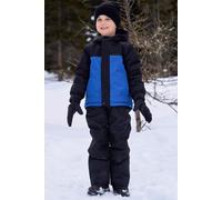 Mountain Warehouse Polar Zone Kids Jacket & Salopette Snow Set - Fleeced Lined Ski Set with Pockets, Boys & Girls - Winter Skiing, Sports & Outdoors Navy Kids Size 3-4 Years