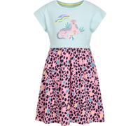 Mountain Warehouse Poppy Kids Dress - 100% Organic Cotton, Casual, Breathable & Lightweight Girls Clothing - Best for Spring Summer Outdoors, Walking & Daily Use Light Blue 2-3 Years