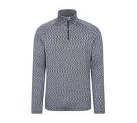 Mountain Warehouse Power Men's Half Zip Midlayer - Lighweight & Quick Dry Baselayer, Moisture Wicking Shirt, Everyday Use - Spring Summer & Outdoors Black M