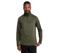 Mountain Warehouse Power Men's Half Zip Midlayer - Lighweight & Quick Dry Baselayer, Moisture Wicking Shirt, Everyday Use - Spring Summer & Outdoors Khaki M