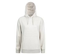 Mountain Warehouse Printed Palm Window Womens Hoodie with Kangaroo Pocket Cosy Pullover Beige Cotton - Size 24 UK