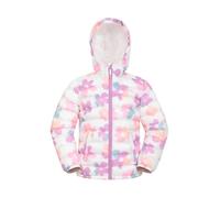 Mountain Warehouse Printed Seasons Boys Padded Jacket - Water-Resistant Puffer Coat, Lightweight Microfiber Filling with Elasticised Cuffs & Two Front Pockets Candy Teen Size 13 Years