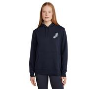Mountain Warehouse Printed Womens Floating Feather Hoodie - Cotton-Polyester Blend Jumper with Kangaroo Pocket & Drawcord - Spring, Summer, Walking & Outdoors Navy Women's Size 14